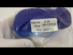 ตัวดูดยางแบน 38*15*0.8 มม. ออกแบบสีน้ำเงิน ขนาดมาตรฐาน รูปทรงยาง