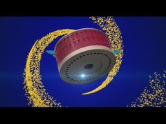 ล้อดูดสีแดง 124 * 70 มม. สำหรับชิ้นส่วนการพิมพ์โพลียูรีเทนของเครื่องพับ