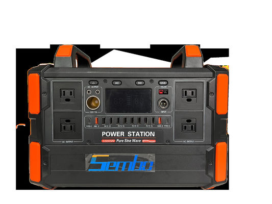 1000W 1048Wh แหล่งพลังงานที่เก็บพลังงาน ด้วยแบตเตอรี่ลิตিয়ামเหล็กฟอสฟาต และผลิตคลื่นไซน์