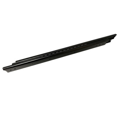 วัสดุเหล็ก Black Shield Track Rail Telescopic Rail with Polish Surface Treatment สําหรับชิ้นส่วนเครื่องพิมพ์ไฮเดลเบิร์ก