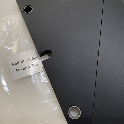 สีเทาเข้ม ป้ายปลายสําหรับ Roland 700 Ink Duct End Blocks 160x85mm เครื่องพิมพ์