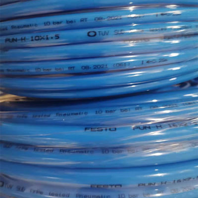 สีฟ้า Festo PU Tube ขนาด 4 มม ท่ออากาศปนูมาติกสําหรับเครื่องพิมพ์ออฟเซ็ต