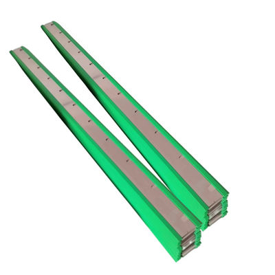 สีเขียว SM102 CD102 สอดคล้องยาง ล้างใบมีดด้วยพอลิอุเรธาน / ยาง / วัสดุเหล็กสําหรับการพิมพ์ออฟเซ็ต