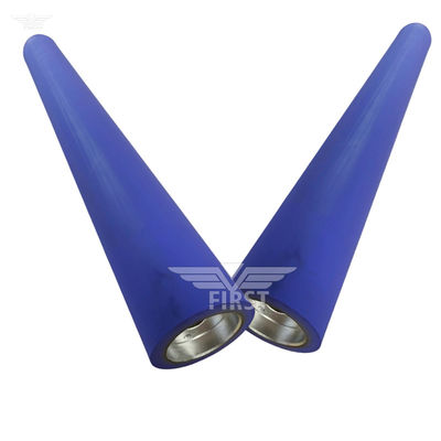 โรลเลอร์รูปหมุนสีแดงสําหรับ SM74 ยาง / สายดึงหมึก / อัลโคลอร์