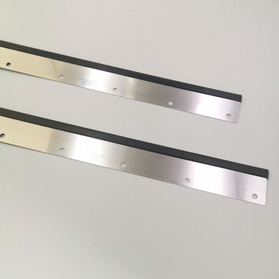 Heidelberg CD74/XL75 Wash Up Blade L2.010.403 847 มม. X 47 มม. X 0.5 มม. 9 หลุม UV74 การพิมพ์อะไหล่